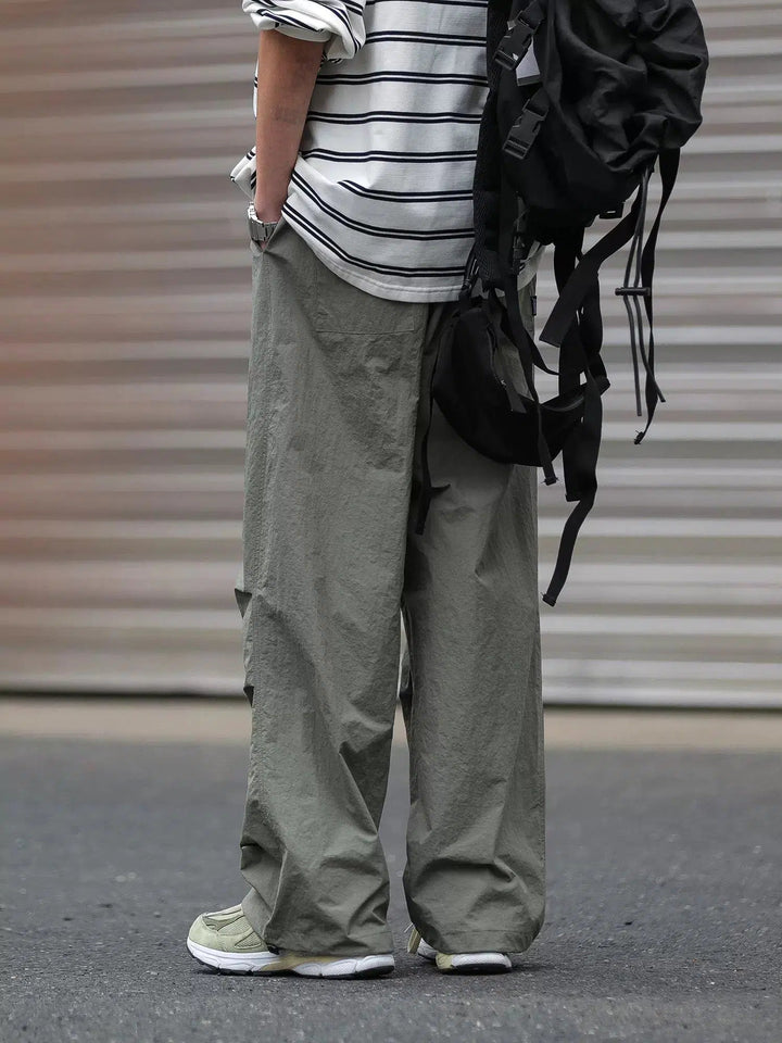 Smooth Ice Silk Casual Pants