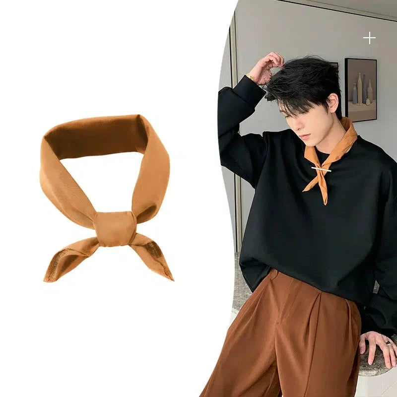 Smooth Solid Color Square Scarf