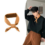 Smooth Solid Color Square Scarf