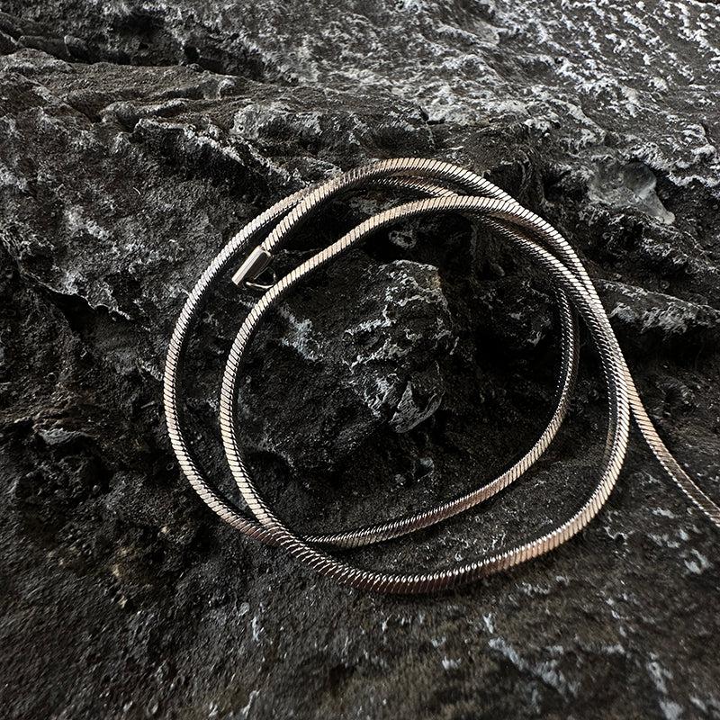 Snake Bone Chain Necklace