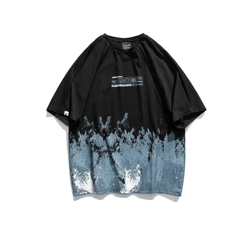 Snow Mountain Print T-shirt