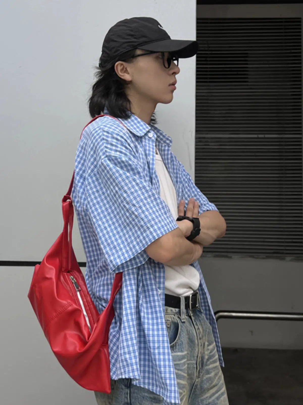 Soft Leather Crossbody Handbag