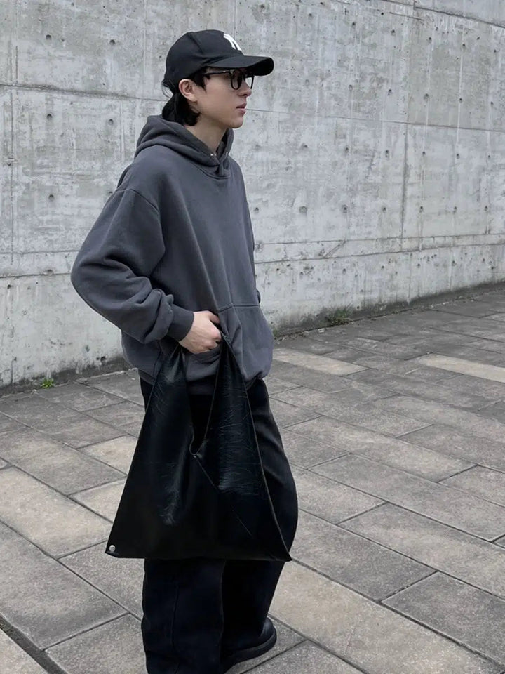 Soft Leather Shopping Bag