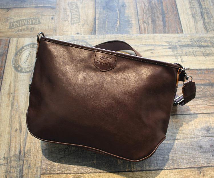 Soft Leather Zipper Shoulder Bag Info