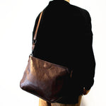 Soft Leather Zipper Shoulder Bag Info