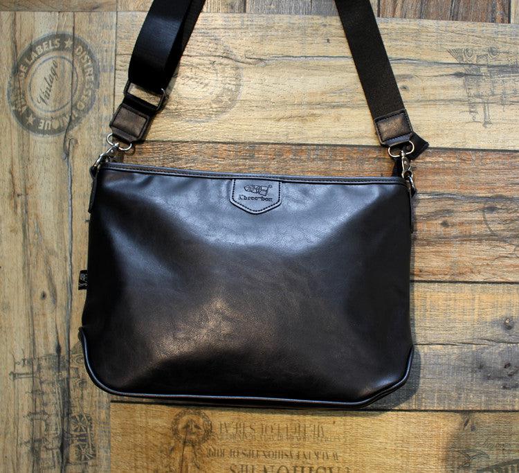 Soft Leather Zipper Shoulder Bag Info