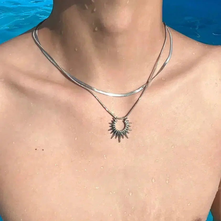 Solar Pendant Necklace