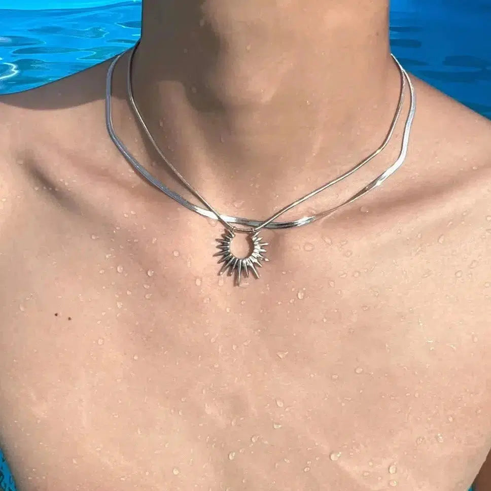 Solar Pendant Necklace