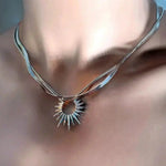Solar Pendant Necklace