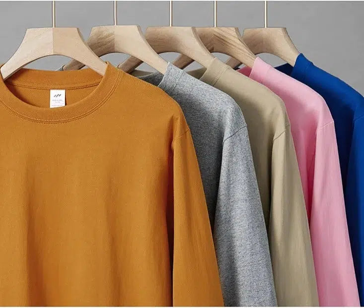 Solid Color Basic Bottoming Shirt