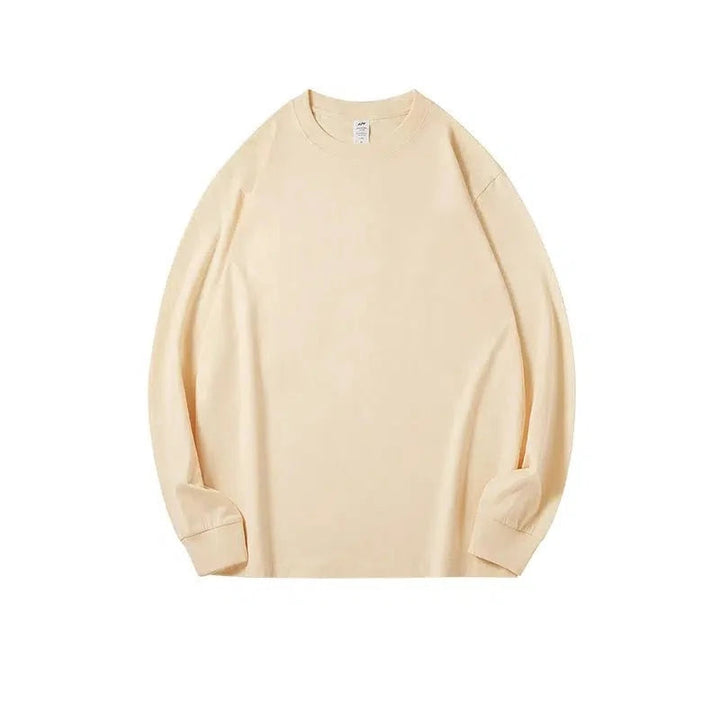 Solid Color Basic Bottoming Shirt
