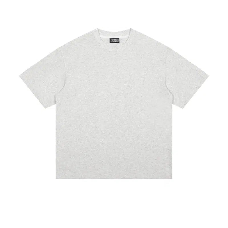 Solid Color Basic Short Sleeve T-shirt
