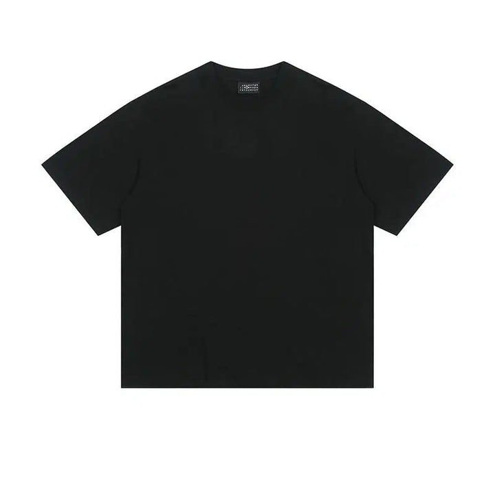 Solid Color Basic Short Sleeve T-shirt