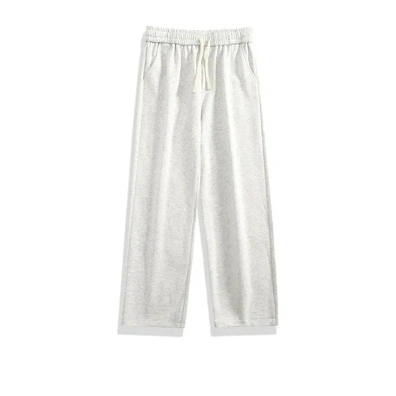 Solid Color Basic Straight Pants