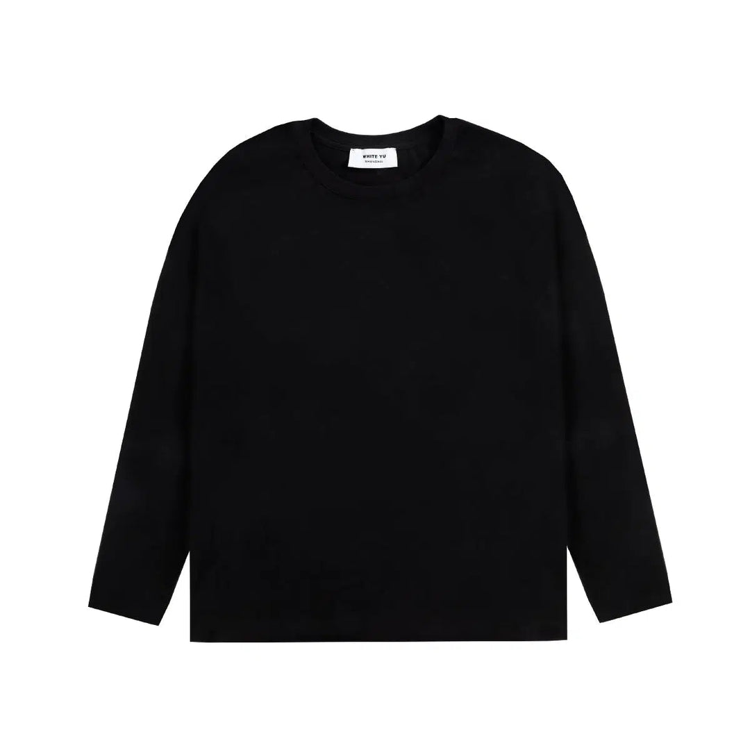 Solid Color Bottoming Pullover