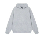 Solid Color Hooded Sweatshirt