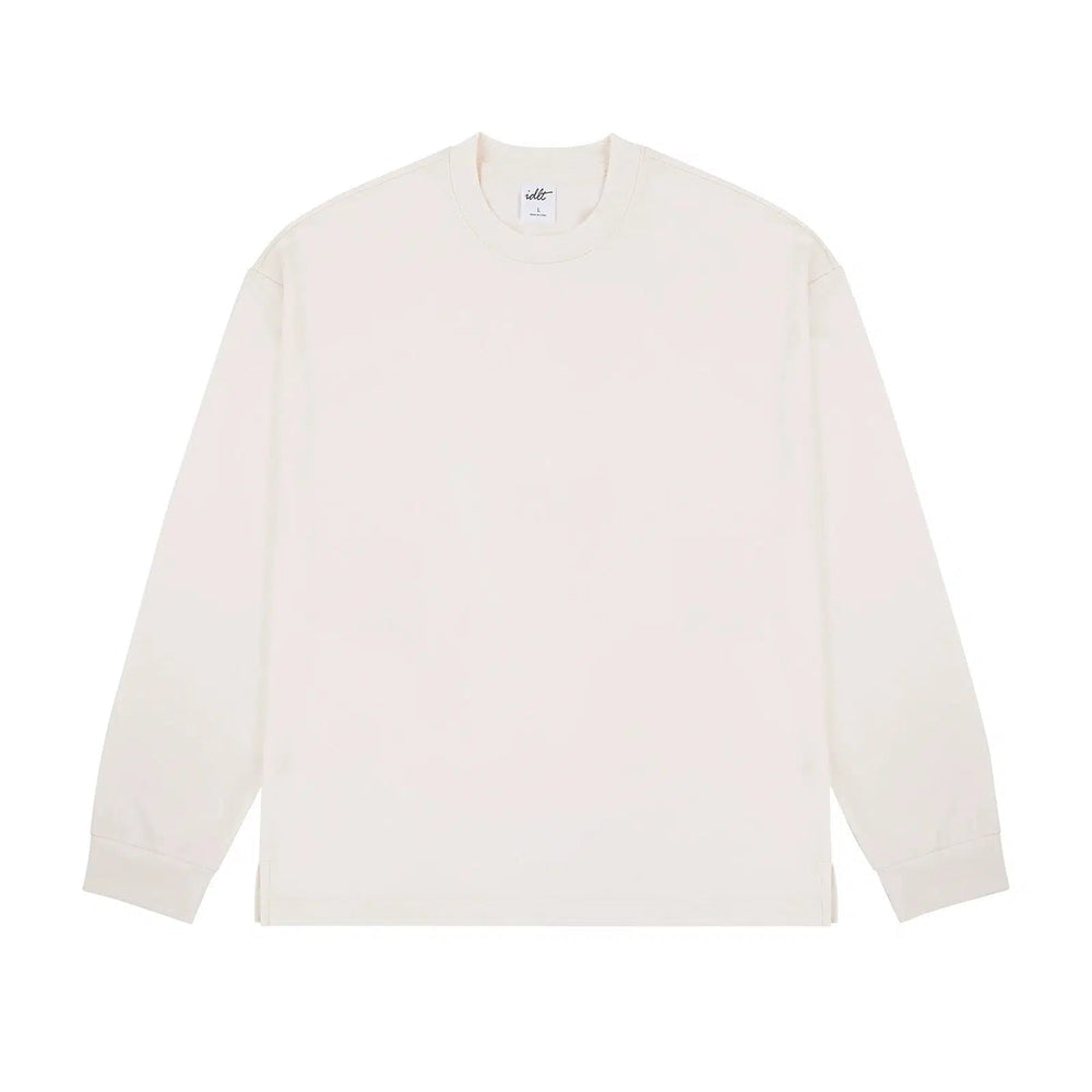 Solid Color Long Sleeve Pullover