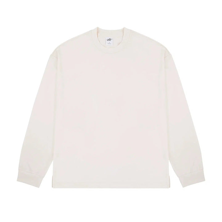 Solid Color Long Sleeve Pullover