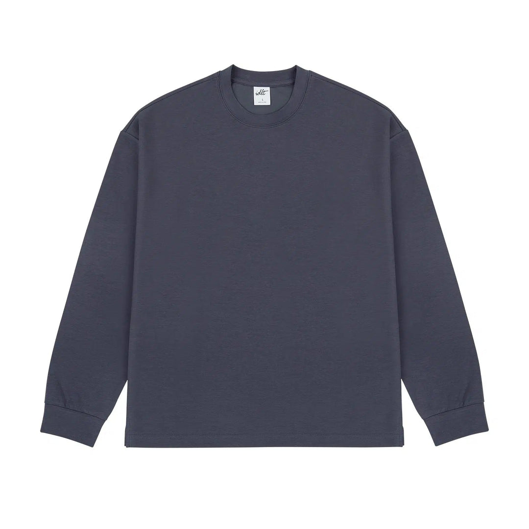 Solid Color Long Sleeve Pullover