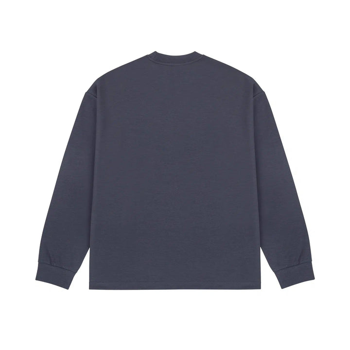Solid Color Long Sleeve Pullover