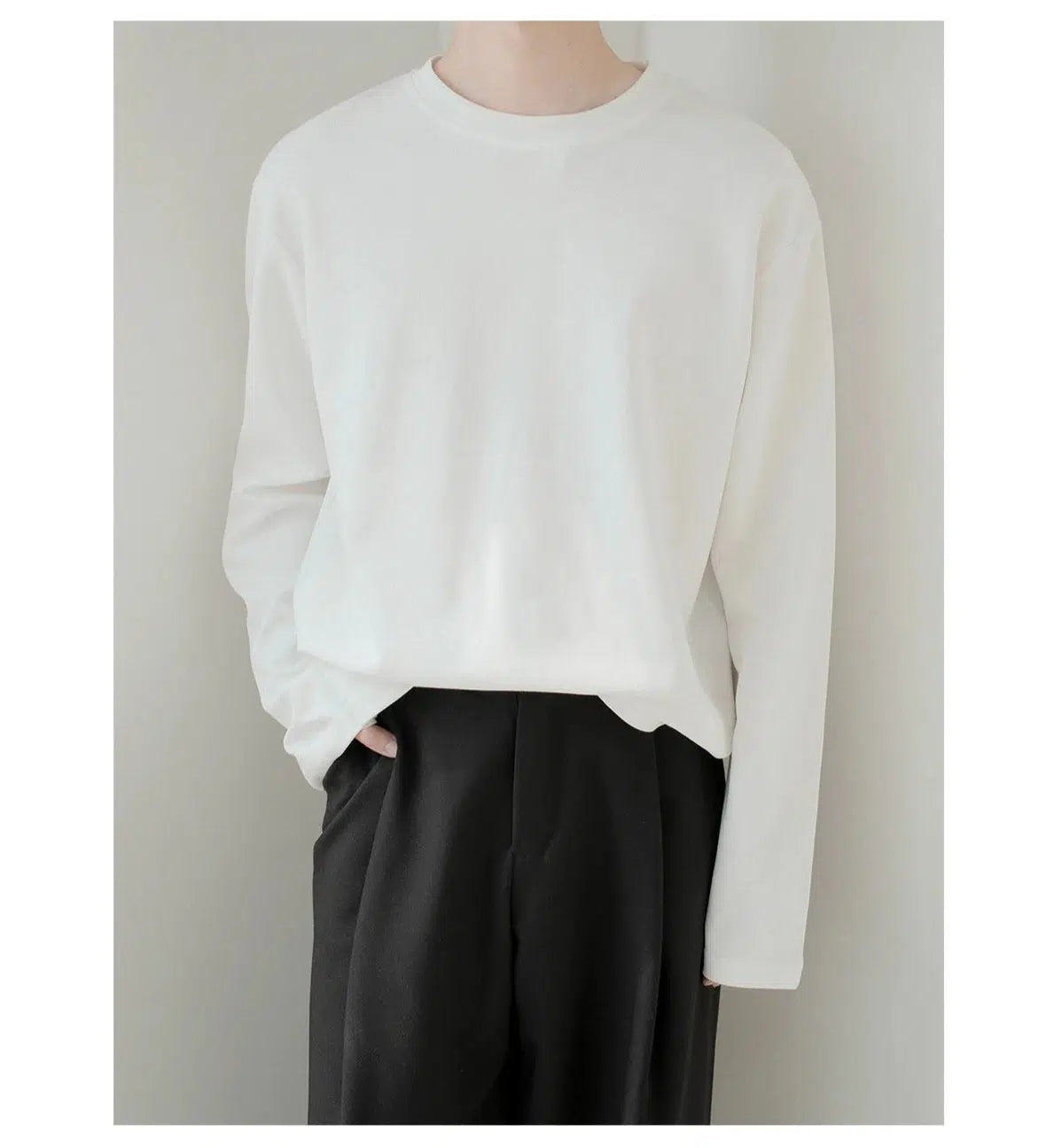 Solid Color Long Sleeve Shirt