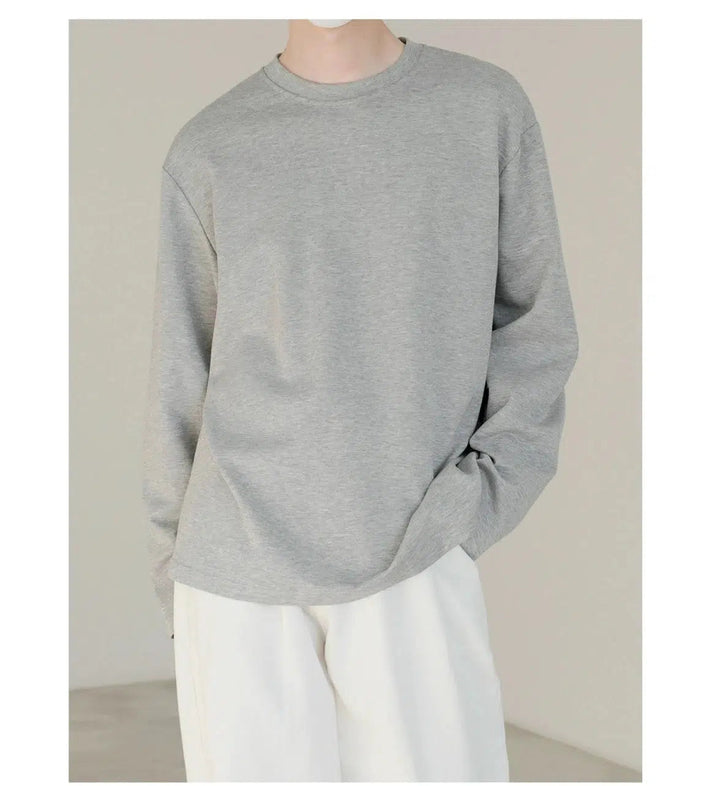 Solid Color Long Sleeve Shirt