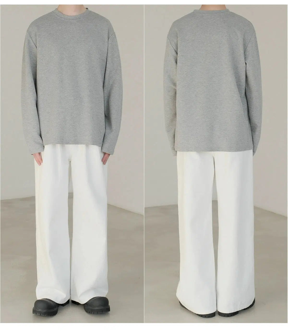 Solid Color Long Sleeve Shirt