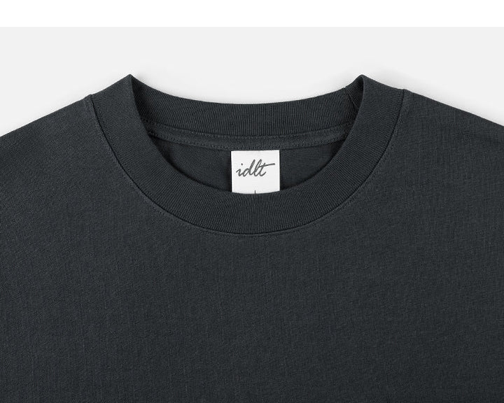 Solid Color Long-Sleeve T-shirt