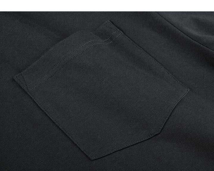 Solid Color Long-Sleeve T-shirt