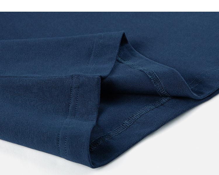 Solid Color Long-Sleeve T-shirt
