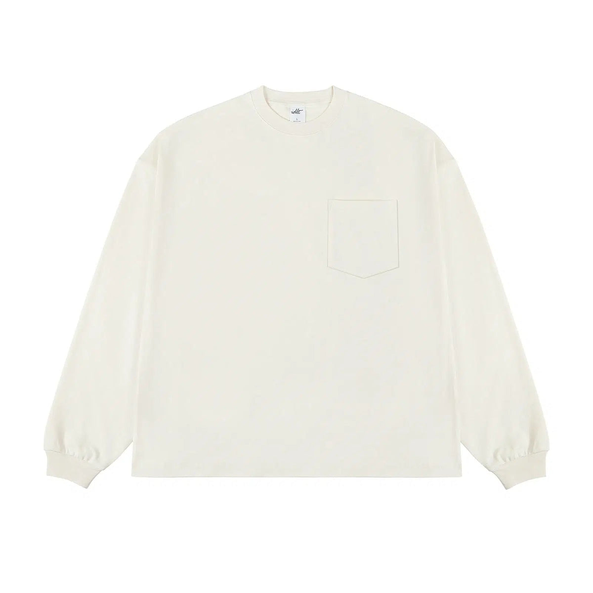Solid Color Long-Sleeve T-shirt