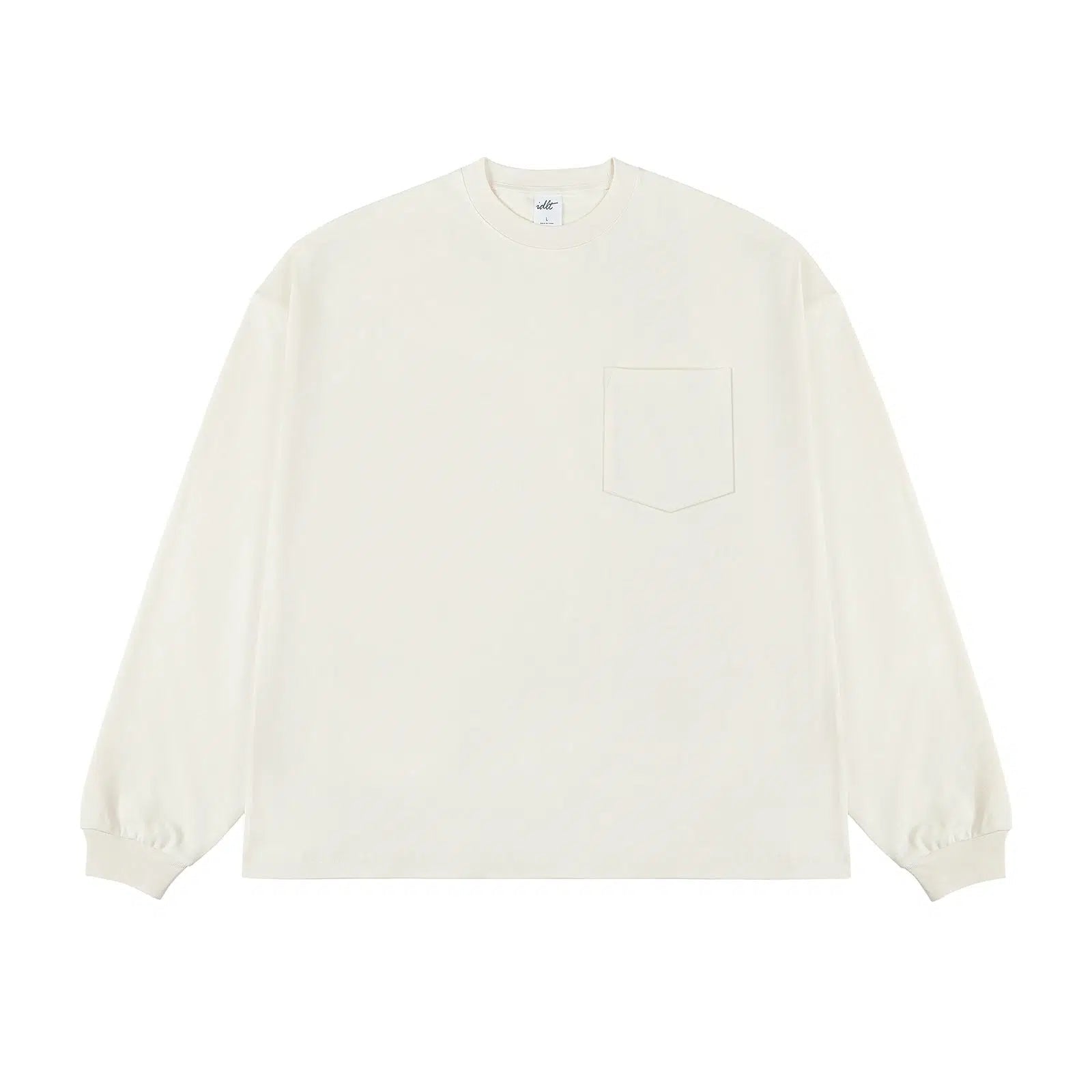 Solid Color Long-Sleeve T-shirt