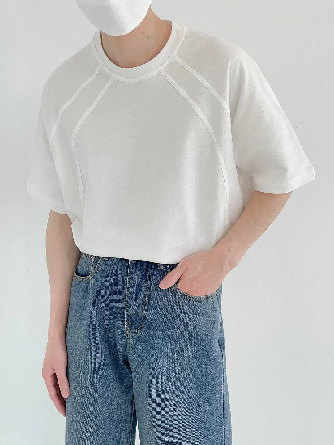 Solid Color Minimalist Short-Sleeved T-Shirt