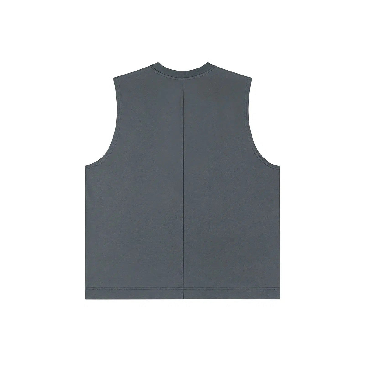 Solid Color Sleeveless Vest