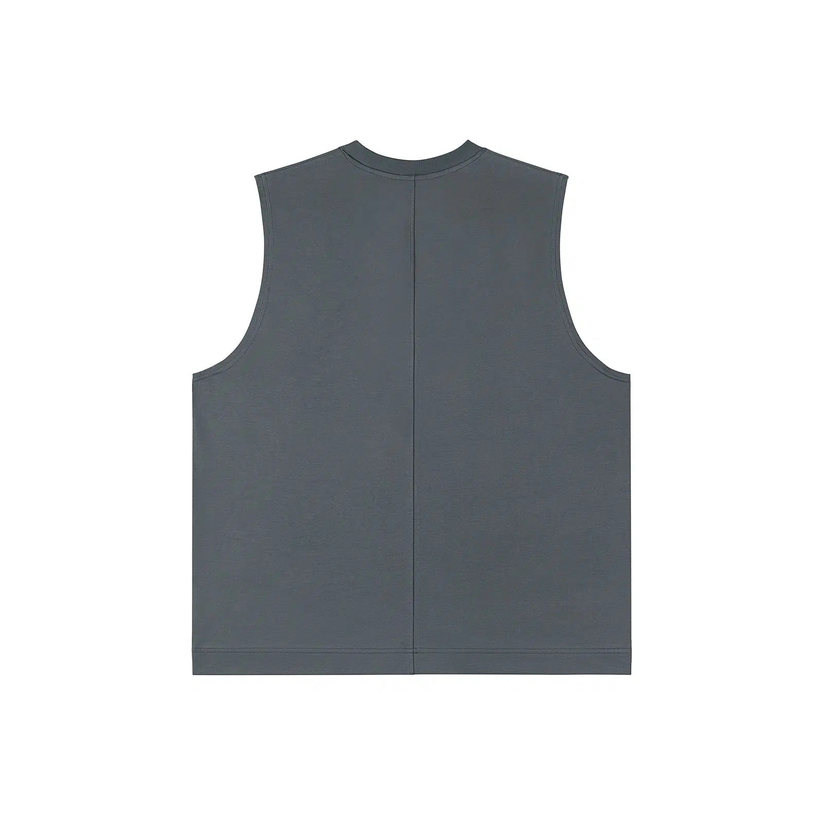 Solid Color Sleeveless Vest
