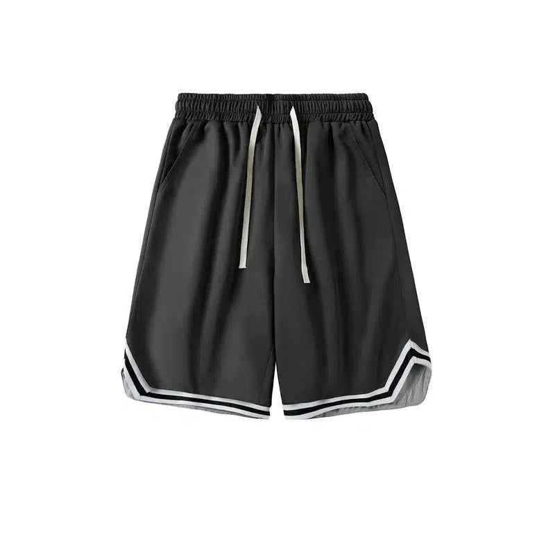 Solid Color Wide Leg Shorts