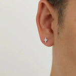 Sparkling Star Stud Earrings