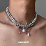 Spider Pendant Beaded Necklace