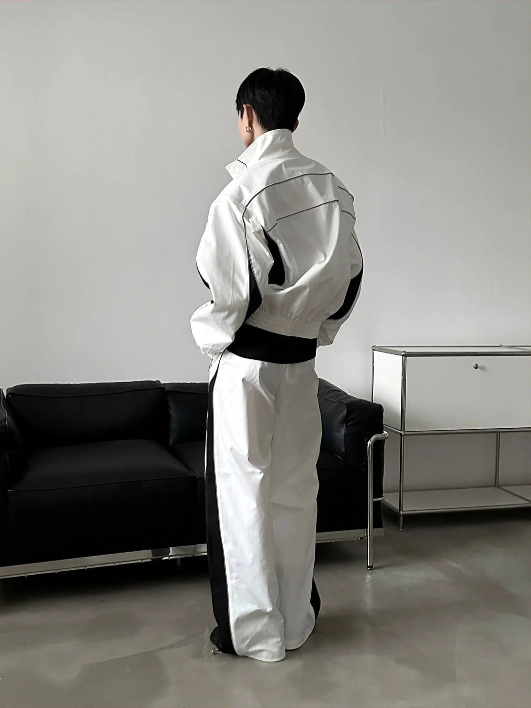 Splicing Casual Sports Suit