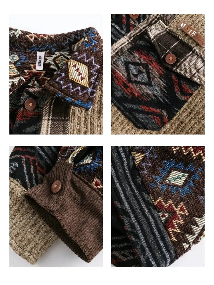 Splicing Ethnic Patchwork Jacket