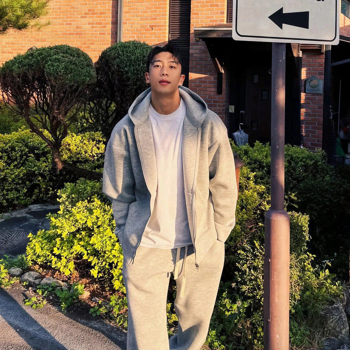 Spring Hooded Sports Suit