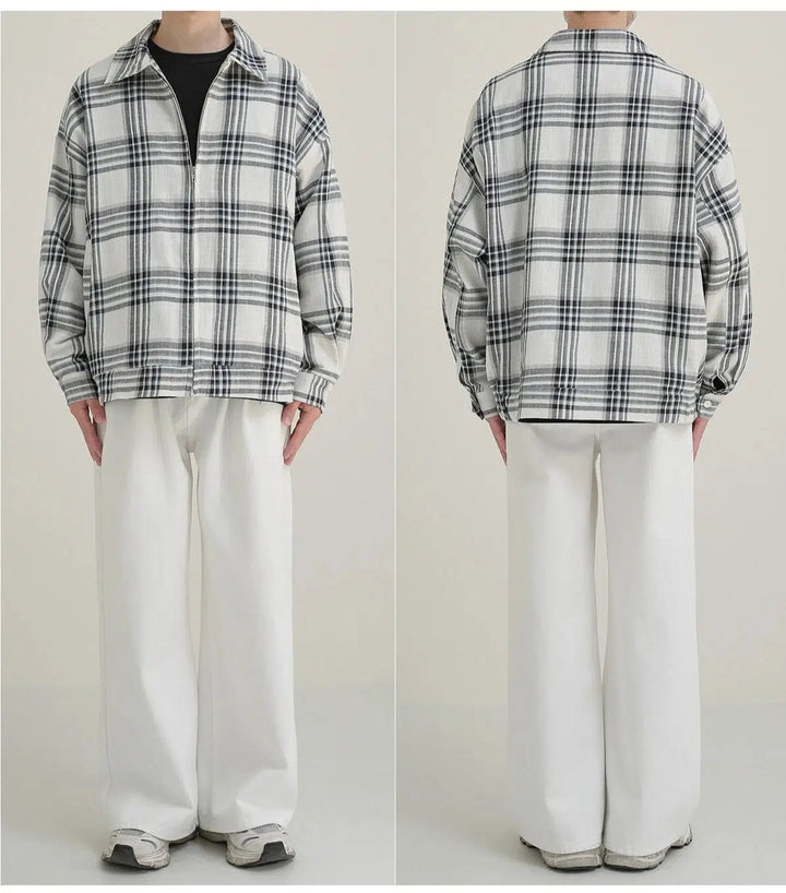 Spring Plaid Jacket