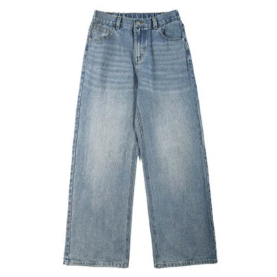 6201713507092,6201713507093,6201713507094,6201713507095,6201713507096,6201713507097, Retro Distressed Wide Leg Jeans Pants