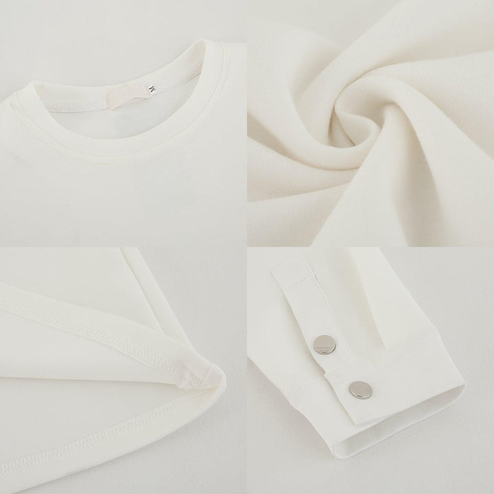 Spring and Autumn Bottoming Round Neck Shirt