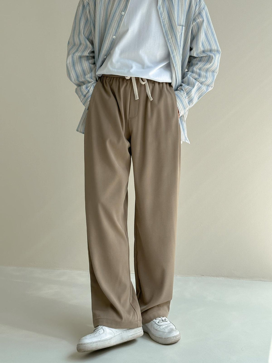 Spring and Autumn Drawstring Pants