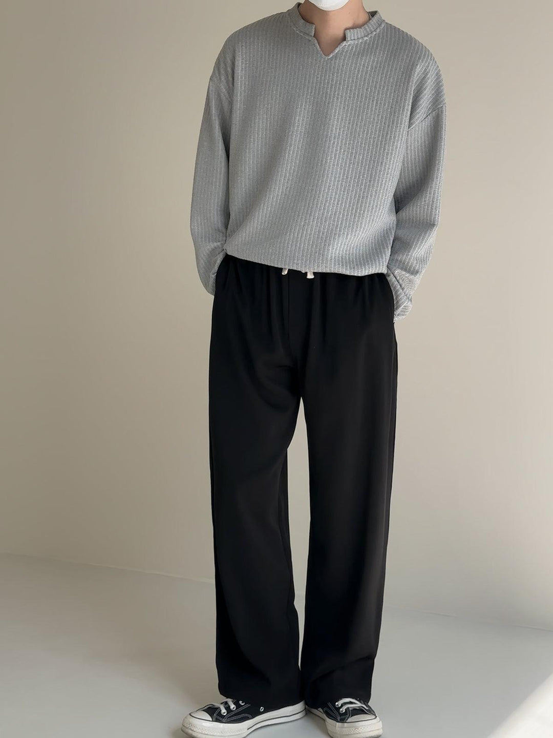 Spring and Autumn Drawstring Pants