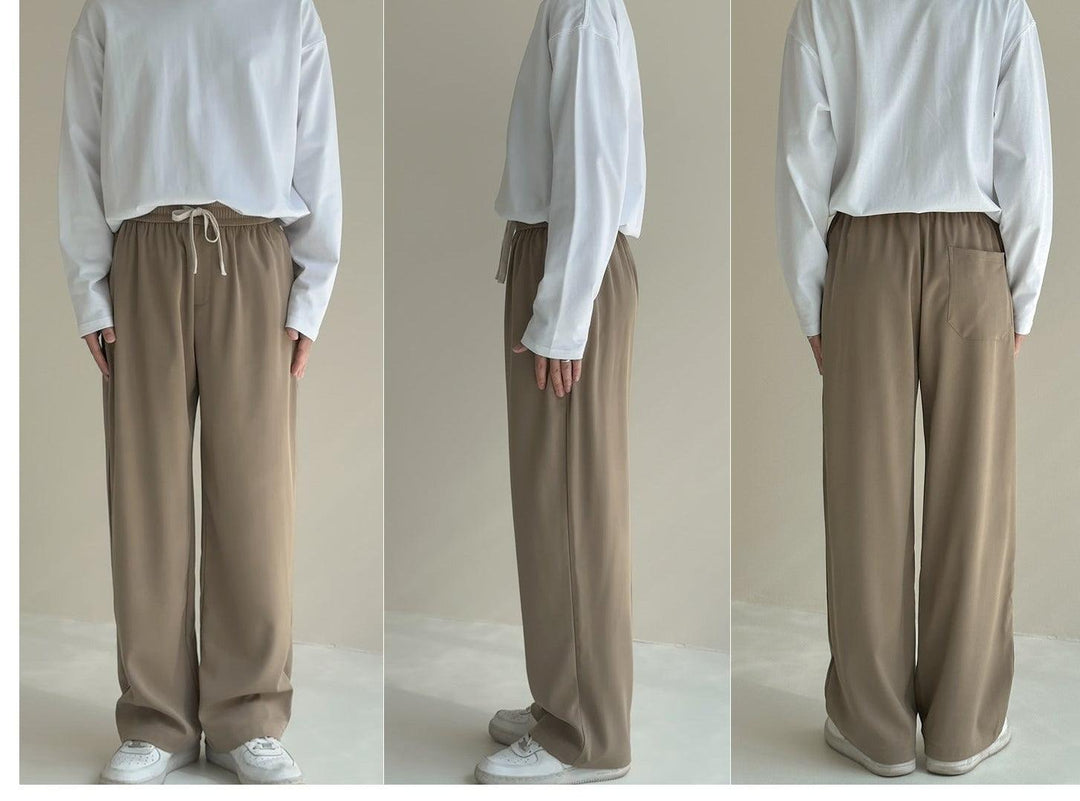 Spring and Autumn Drawstring Pants