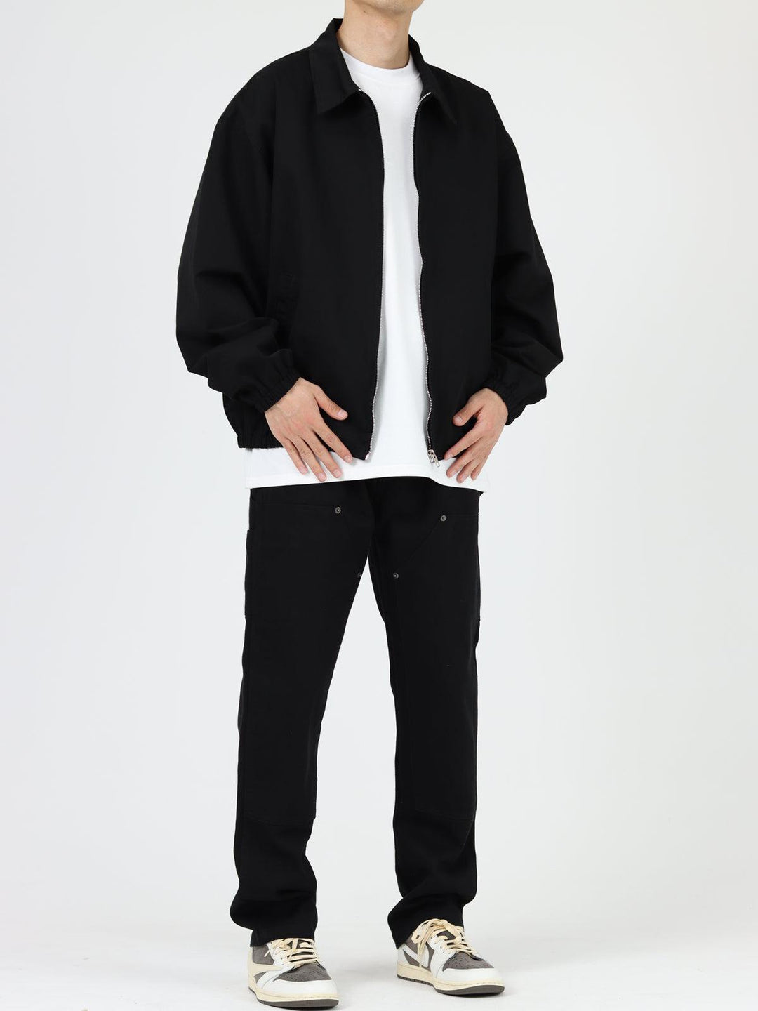 Spring and Summer Thin Retro Zipper Jacket
