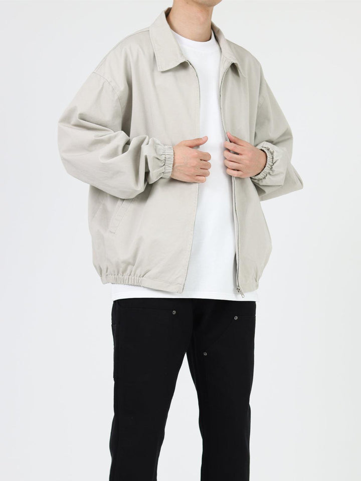 Spring and Summer Thin Retro Zipper Jacket