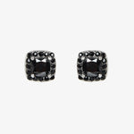 Square Crystal Stud Earrings